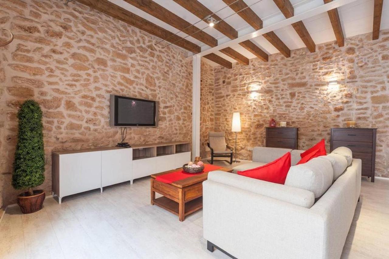 Casa Sa Pedra, En El Centro Historico De Alcudia Villa Kültér fotó