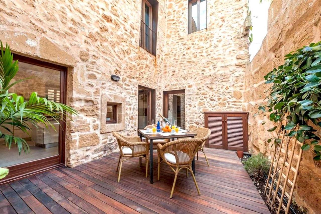 Casa Sa Pedra, En El Centro Historico De Alcudia Villa Kültér fotó