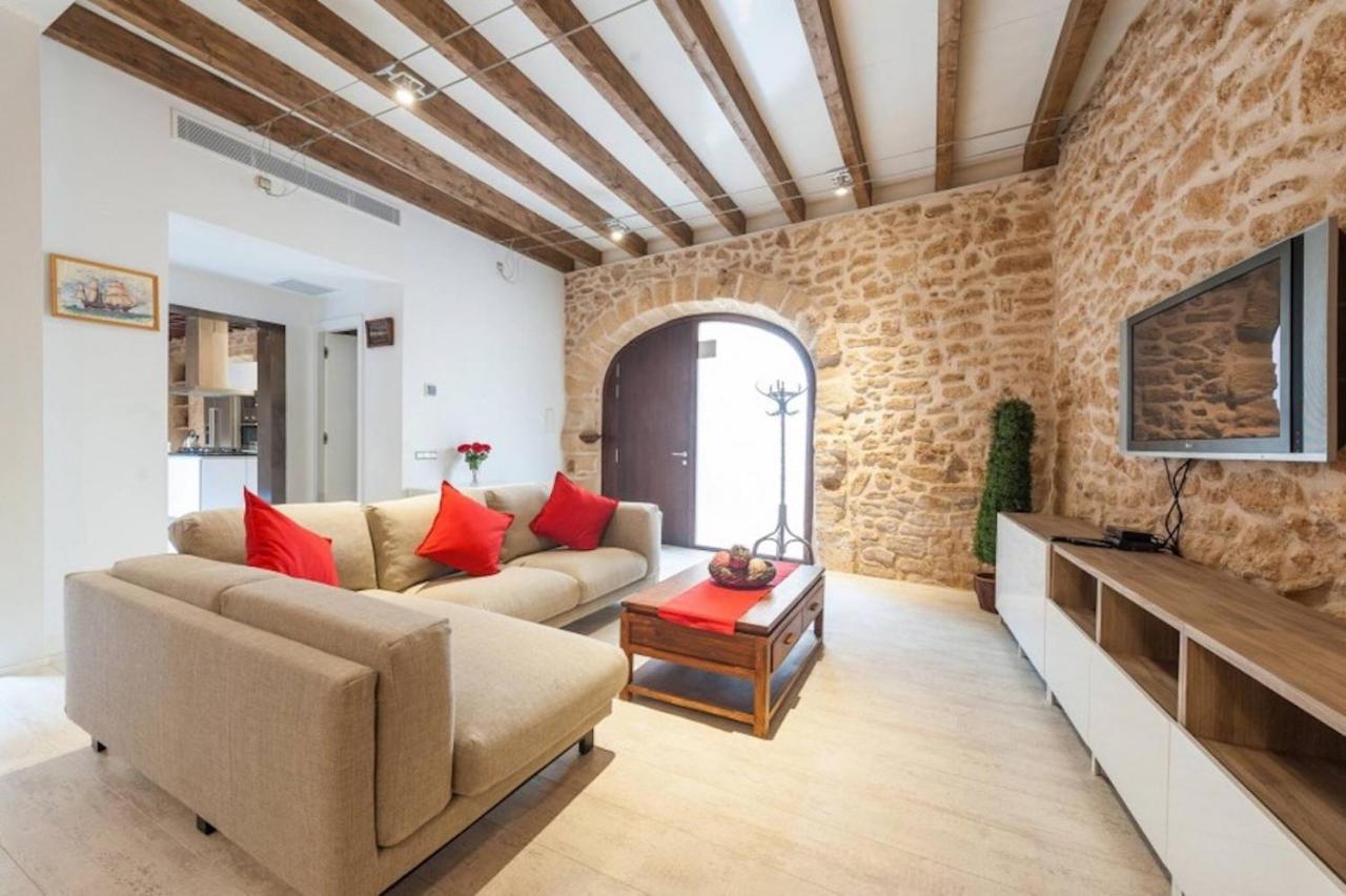 Casa Sa Pedra, En El Centro Historico De Alcudia Villa Kültér fotó