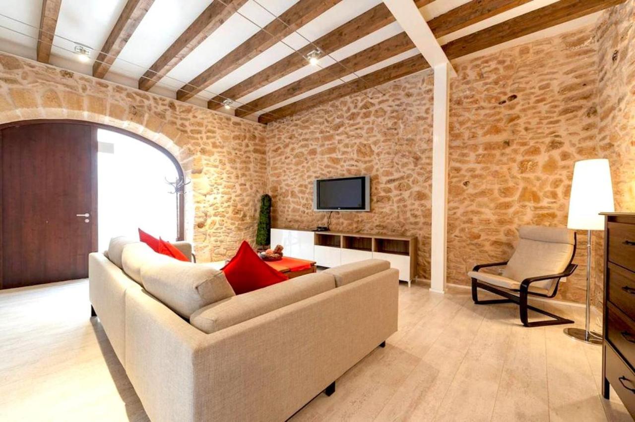 Casa Sa Pedra, En El Centro Historico De Alcudia Villa Kültér fotó