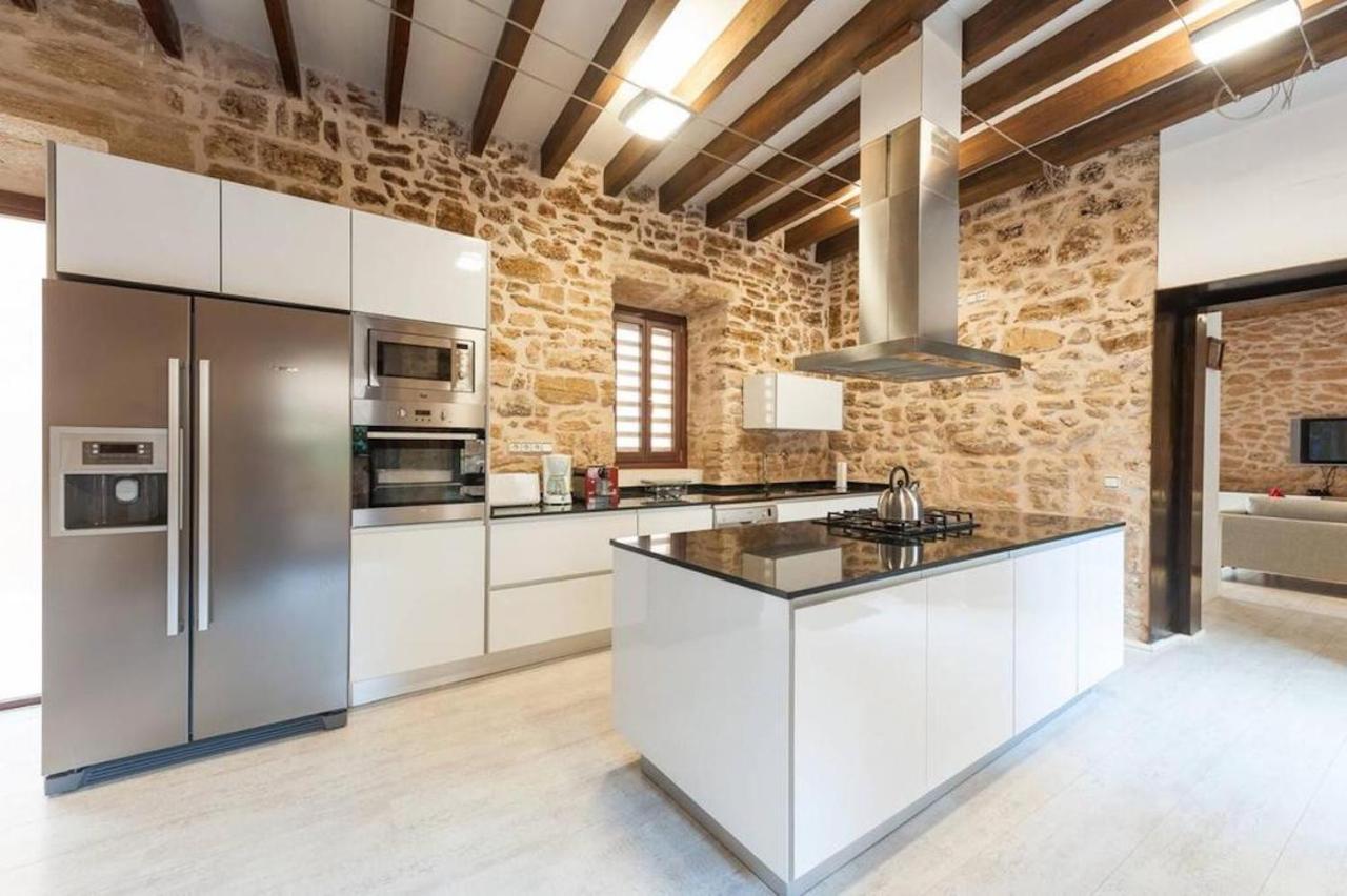 Casa Sa Pedra, En El Centro Historico De Alcudia Villa Kültér fotó